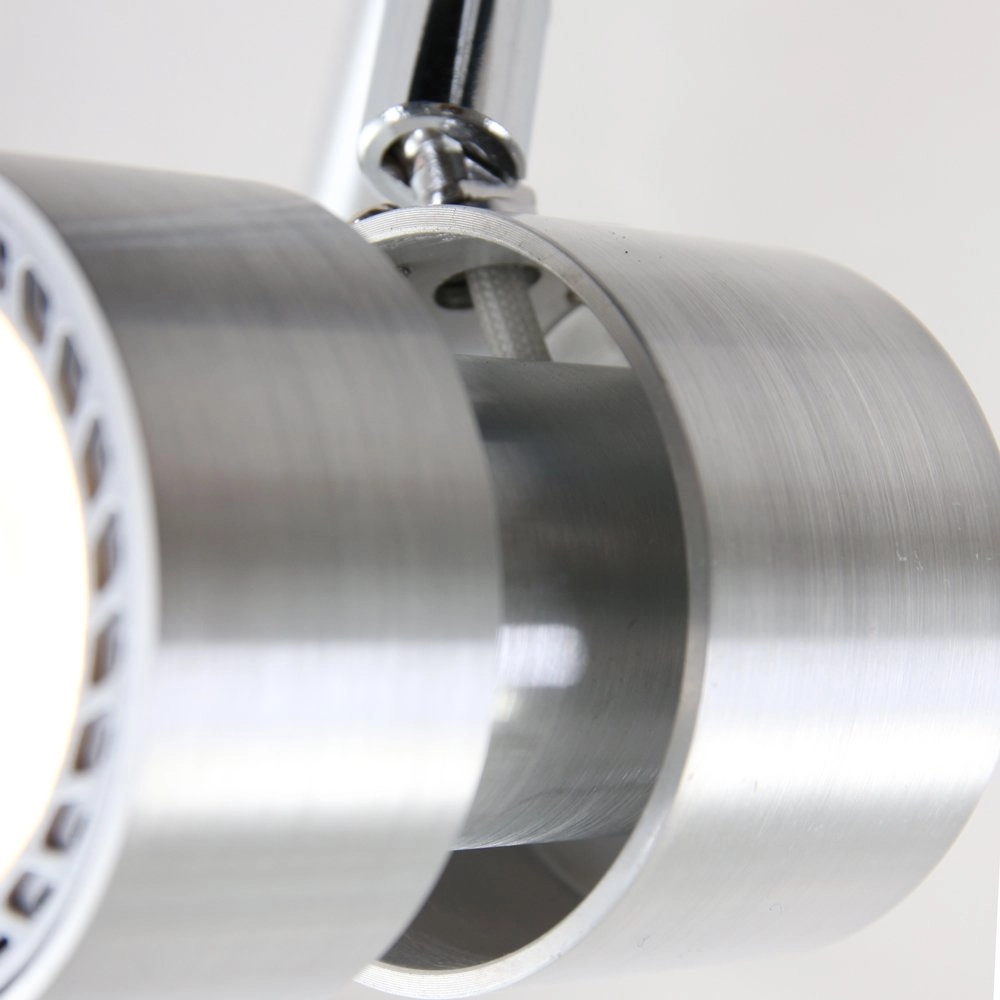 Led plafondspot Natasja Led 4-lichts grijs Steinhauer 8712746112016