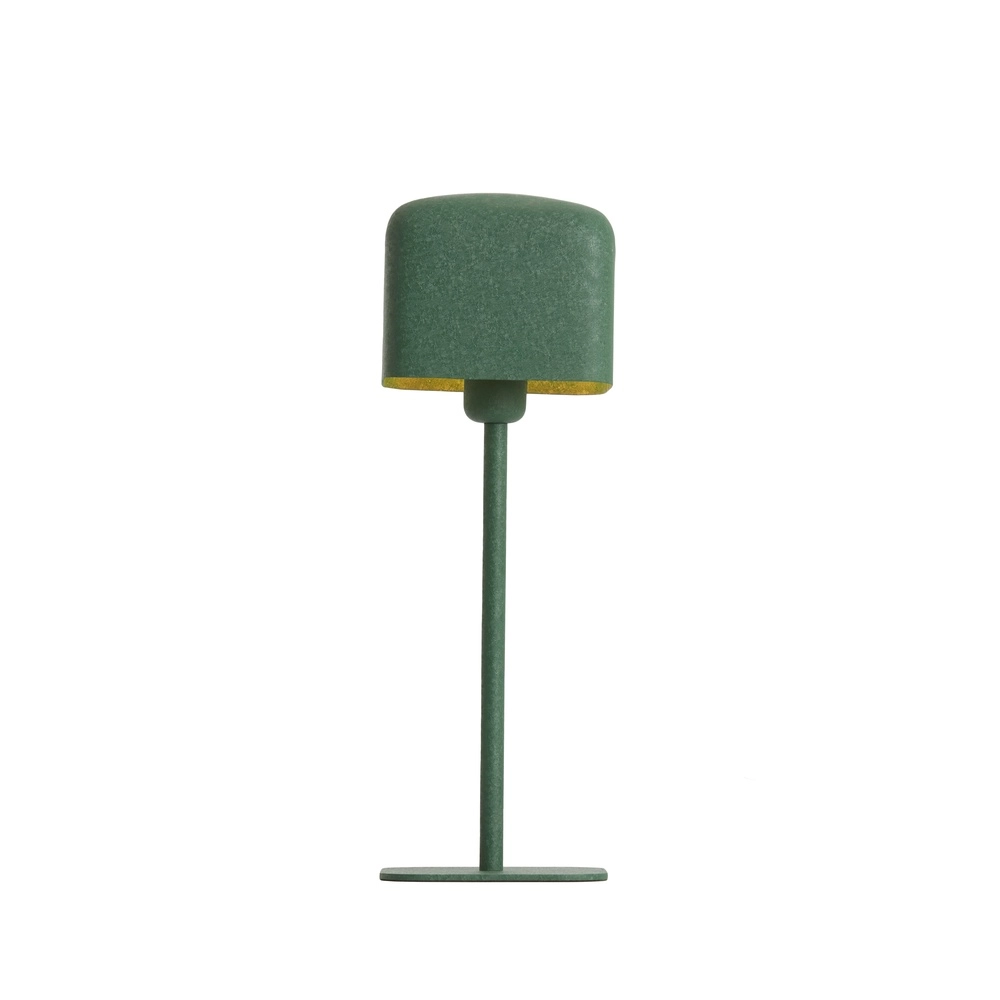 Nachtkastlamp Elenie 15x15cm - mat donker groen Light & Living 8717807818791