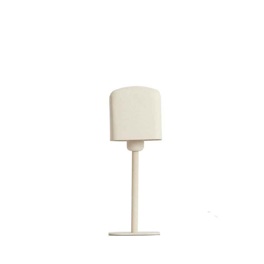 Nachtkastlamp Elenie 13x13cm - mat crème