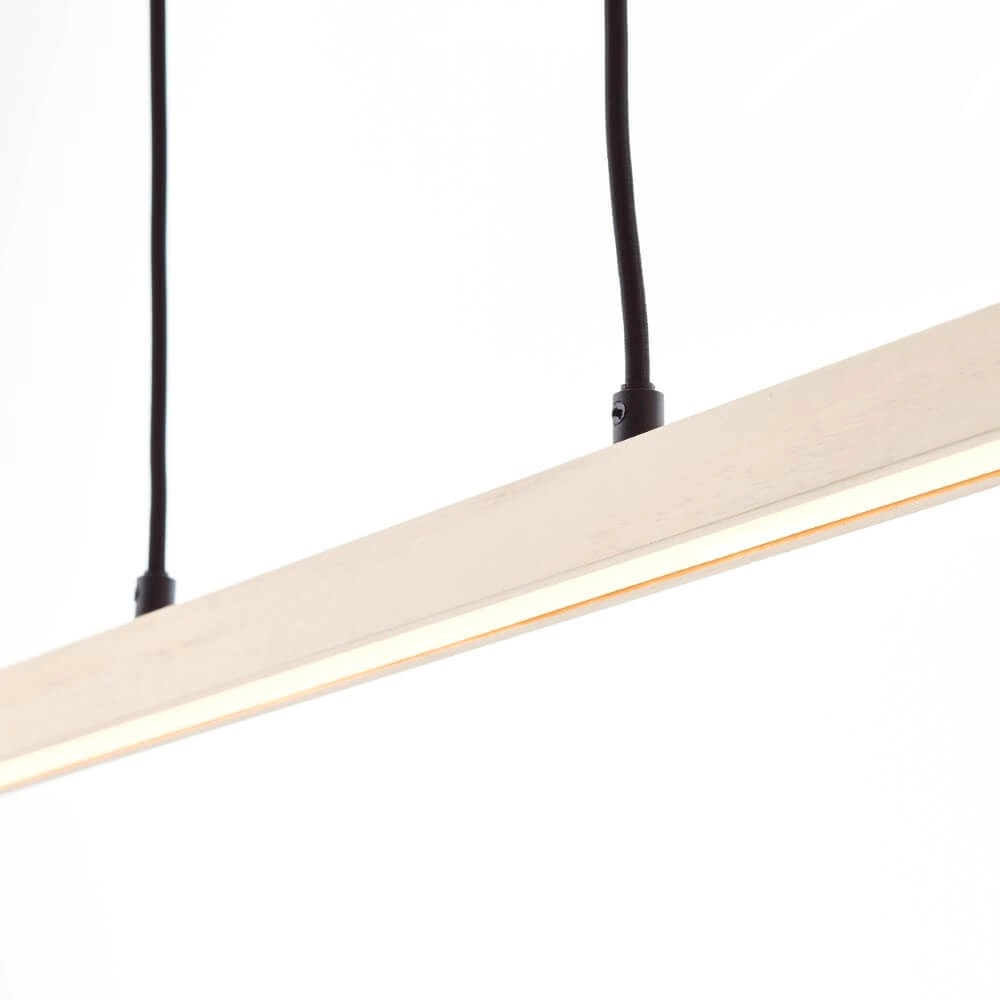 Houten hanglamp Arion 150cm Brilliant 4004353425806