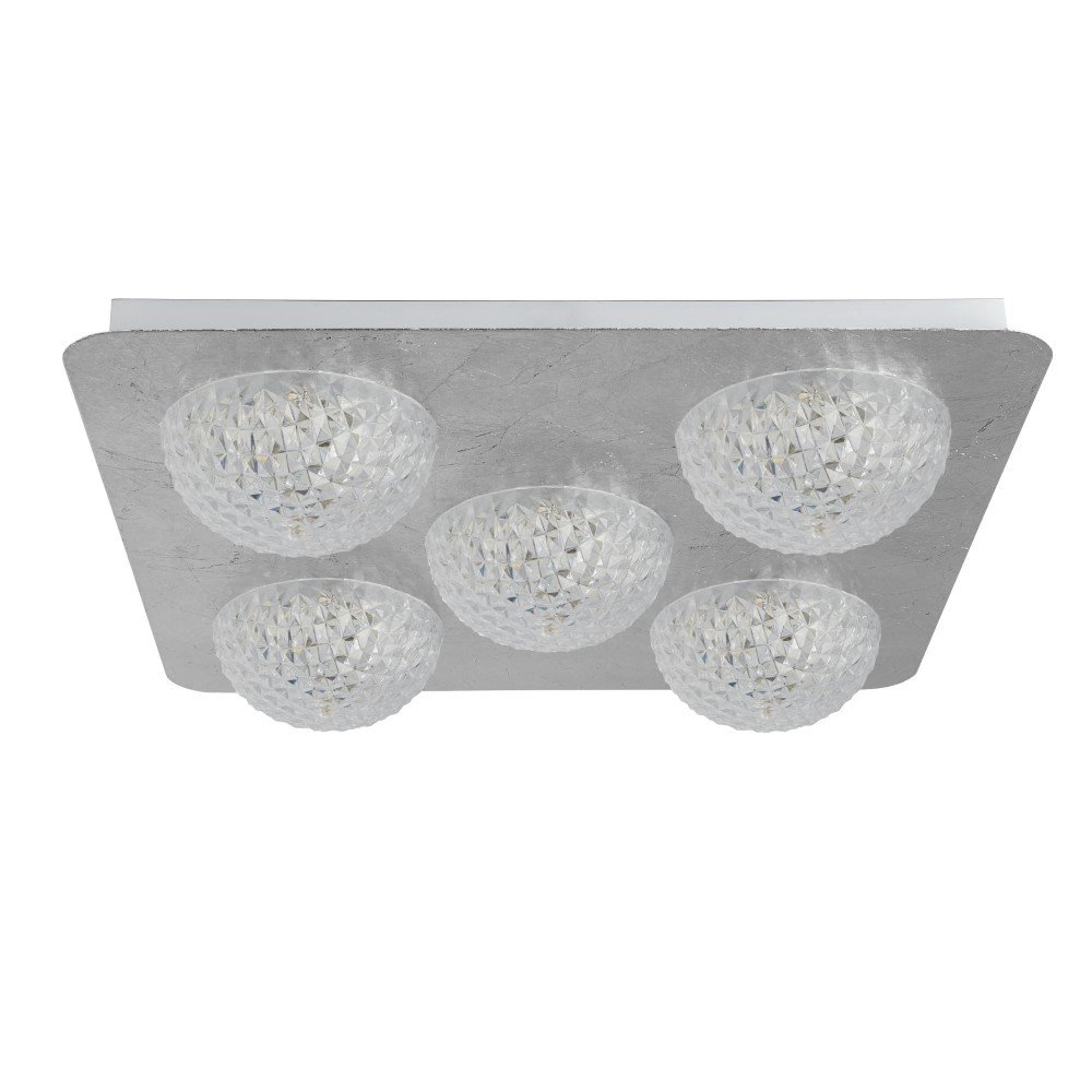 Plafondlamp Celestia 5-lichts grijs Searchlight 5053423164571