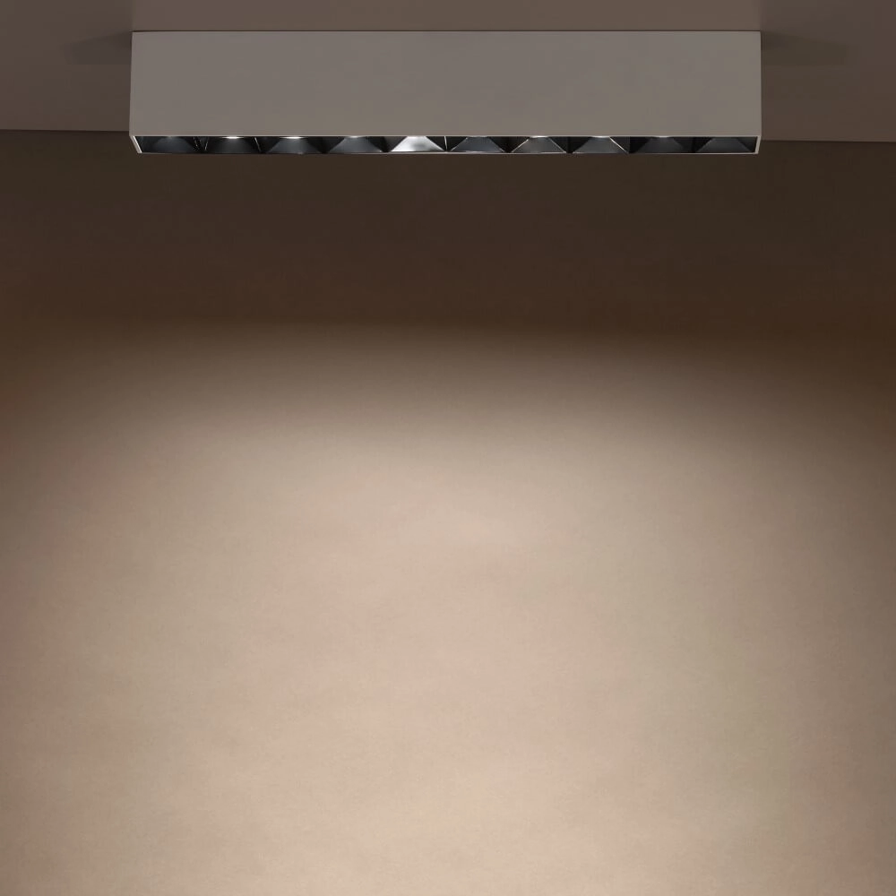 Witte opbouwspot Midi Led 10x1 leds - 3000K Lyora 5903139100502