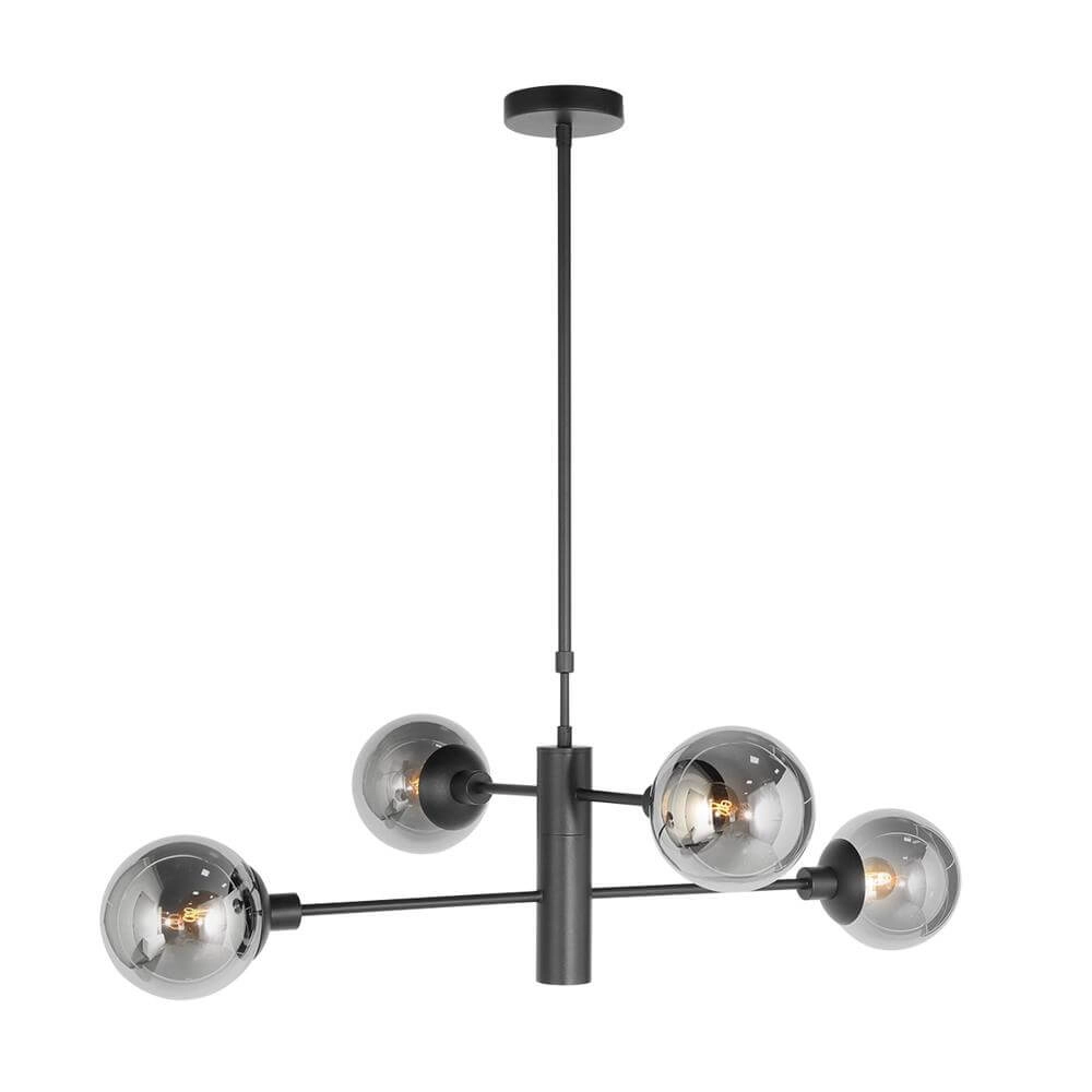 Design hanglamp Constellation zwart met smoke glas