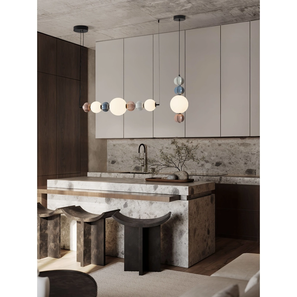 Unieke hanglamp Dazz horizontaal meerdere kleuren Lyora 5212017495242