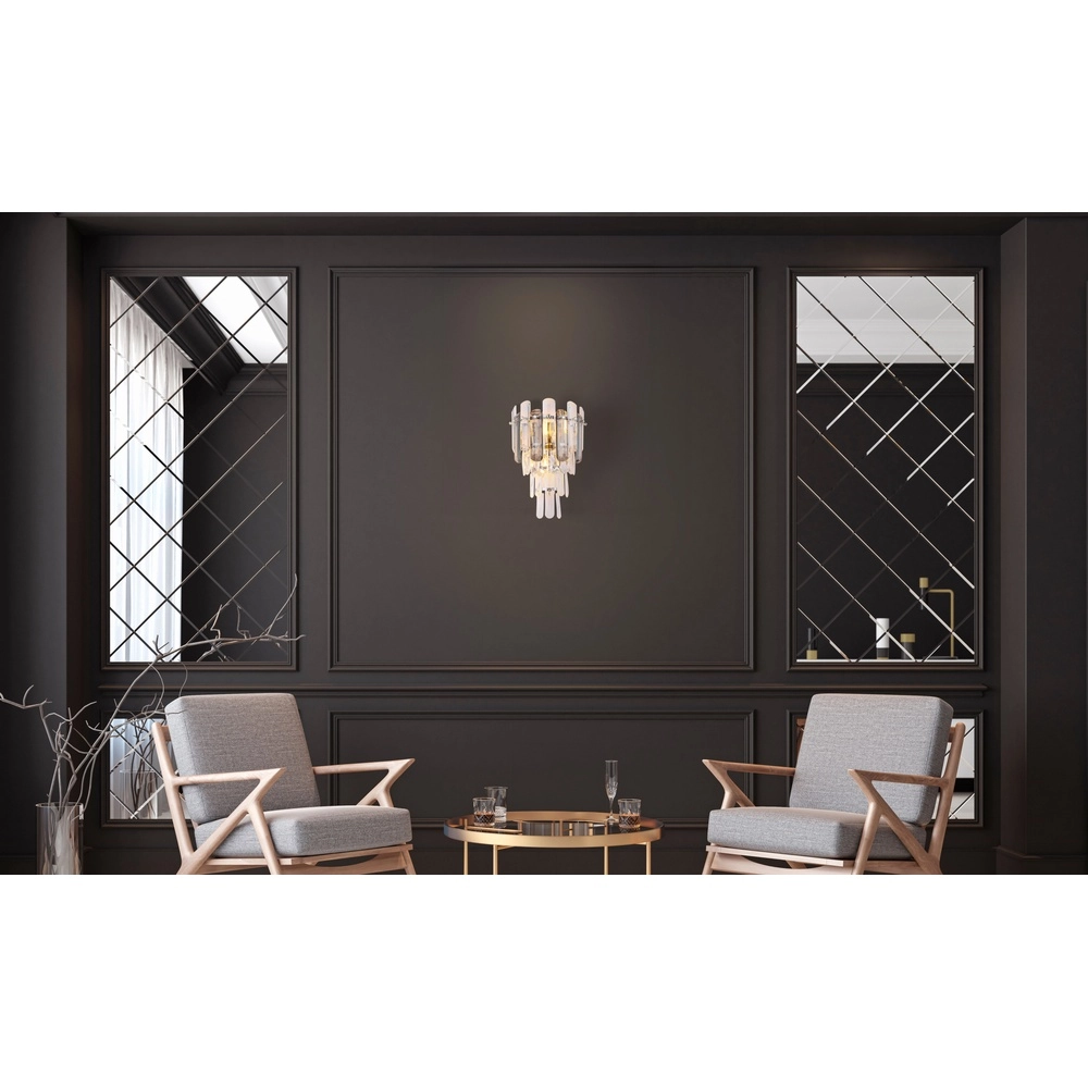 Wandlamp Orgina chroom met kristal Globo 9007371484140