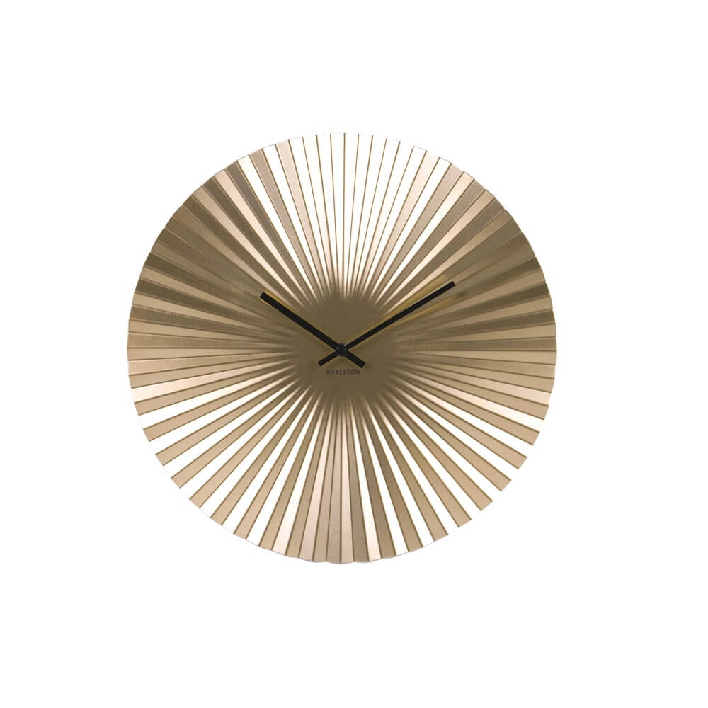 Wandklok Sensu goud - Ø 40cm