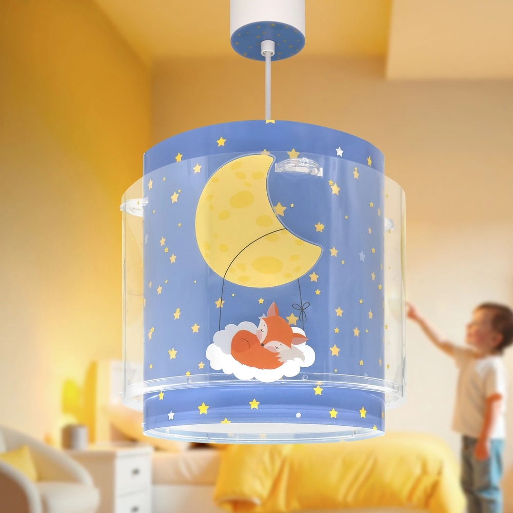 Kinderkamer hanglamp Moon Dreams blauw Dalber 8420406003085
