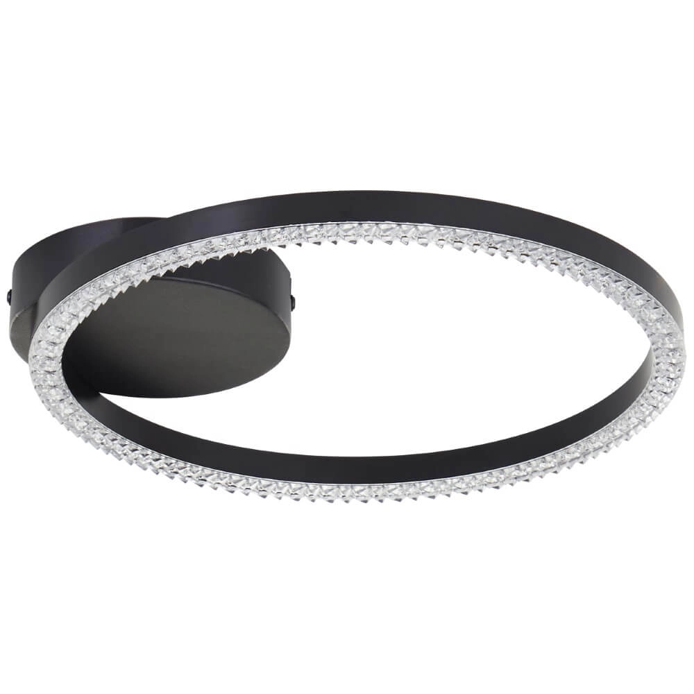 Zwarte plafondlamp Aurelia 1500lm Brilliant 4004353442117