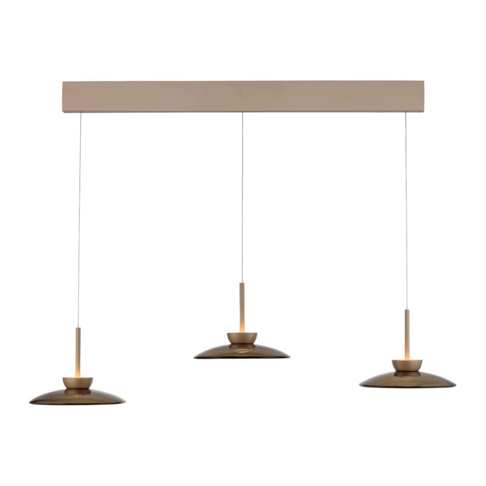 3-lichts hanglamp Pure Moon brons Paul Neuhaus 4012248383940