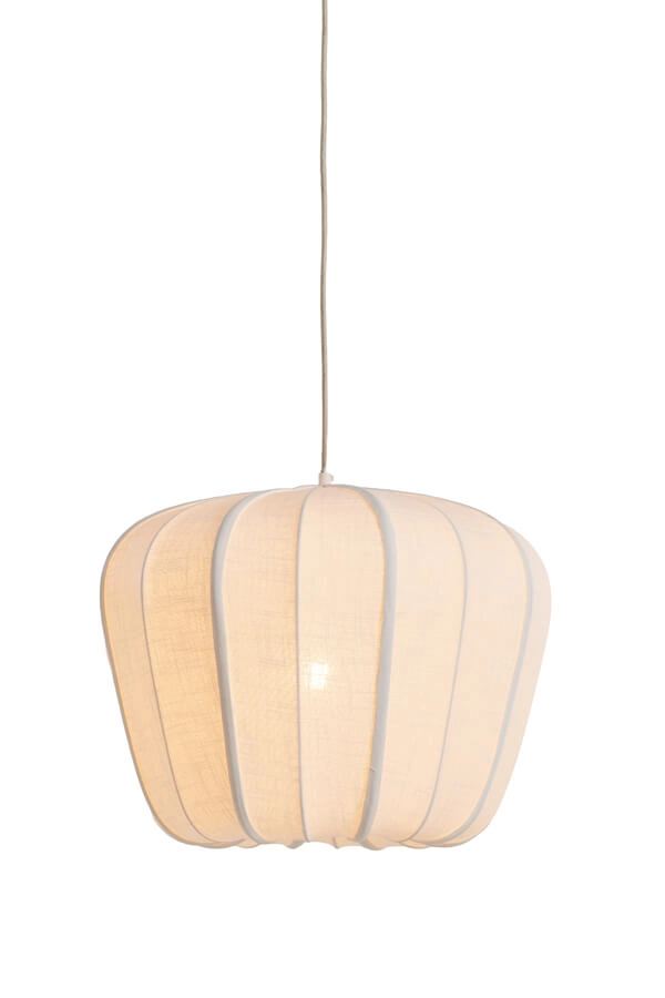 Witte hanglamp Zubedo Ø 49,5cm