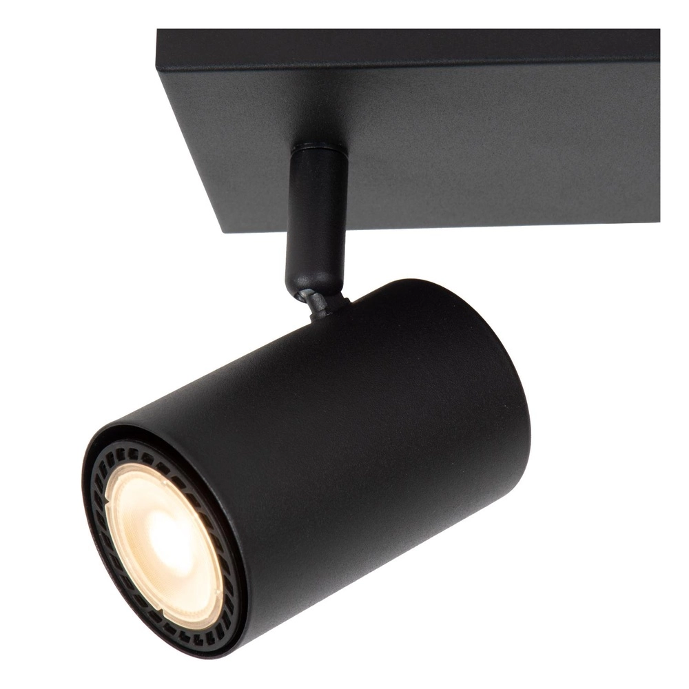 Plafondlamp Amigo 3-lichts zwart Lucide 5411212531025