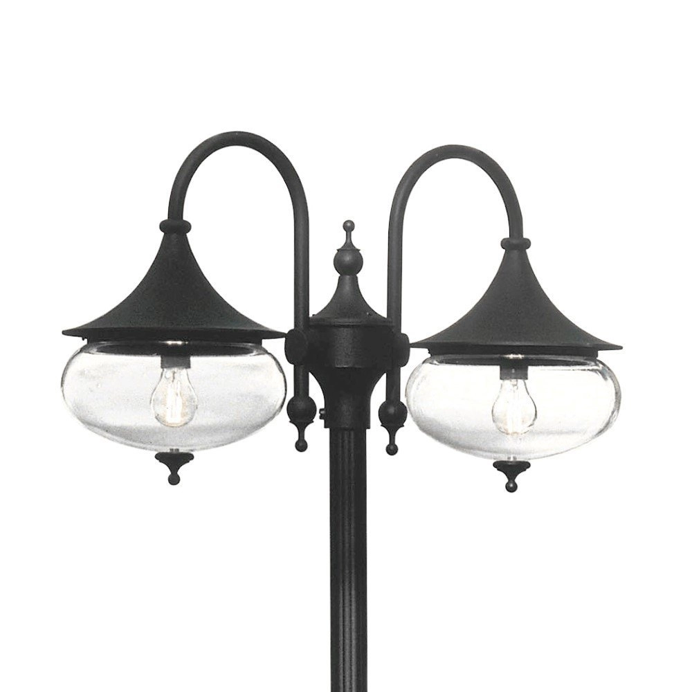 Lantaarnlamp Libra 2-lichts zwart