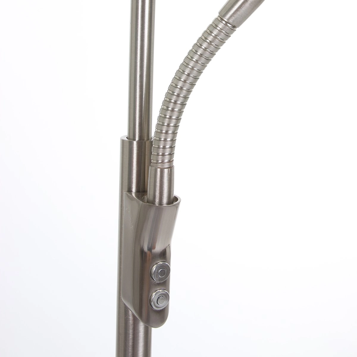 Led leeslicht Zodiac 2-lichts metaalgrijs Steinhauer 8712746122824
