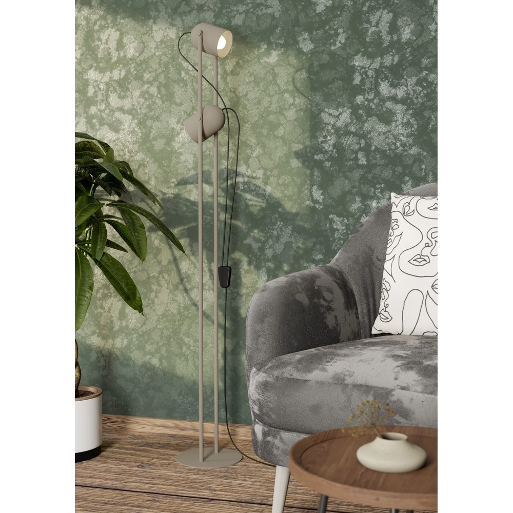Design vloerlamp Tilston zand bruin Eglo 9008606359769