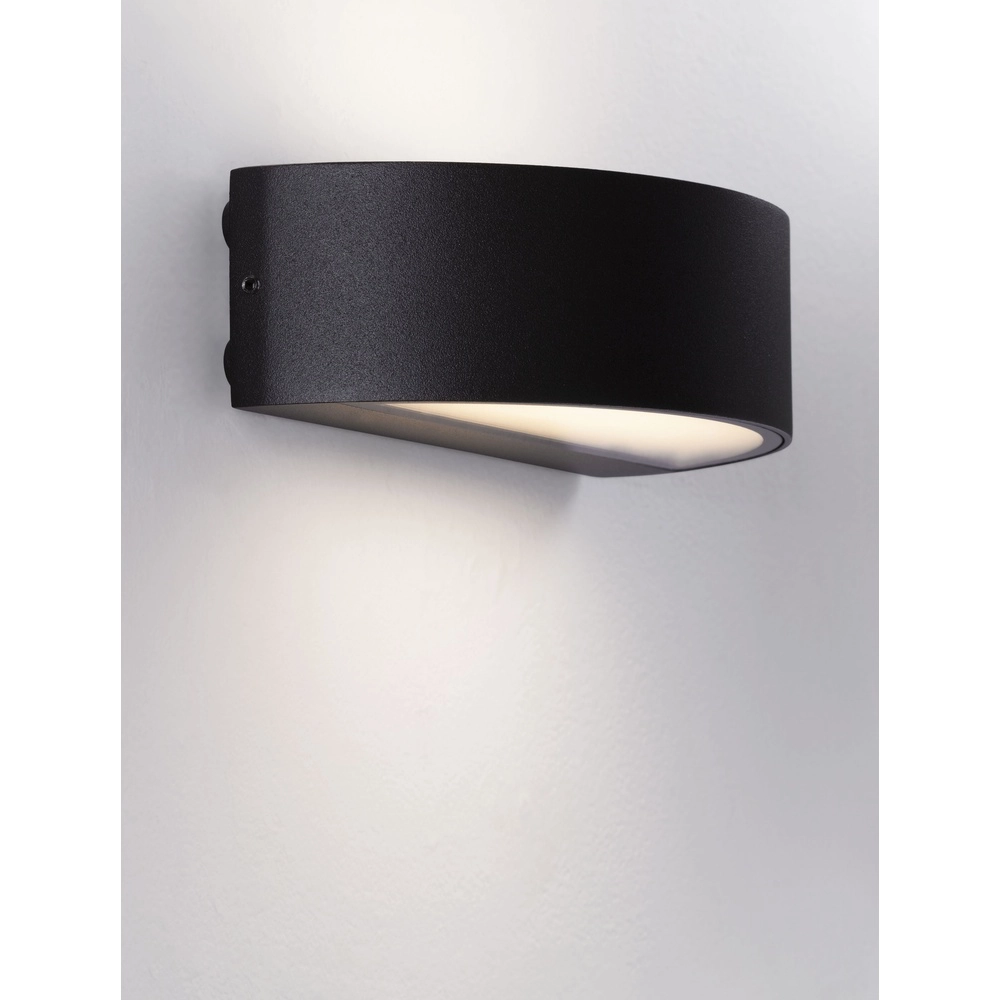 Ronde wandlamp Nectar antraciet