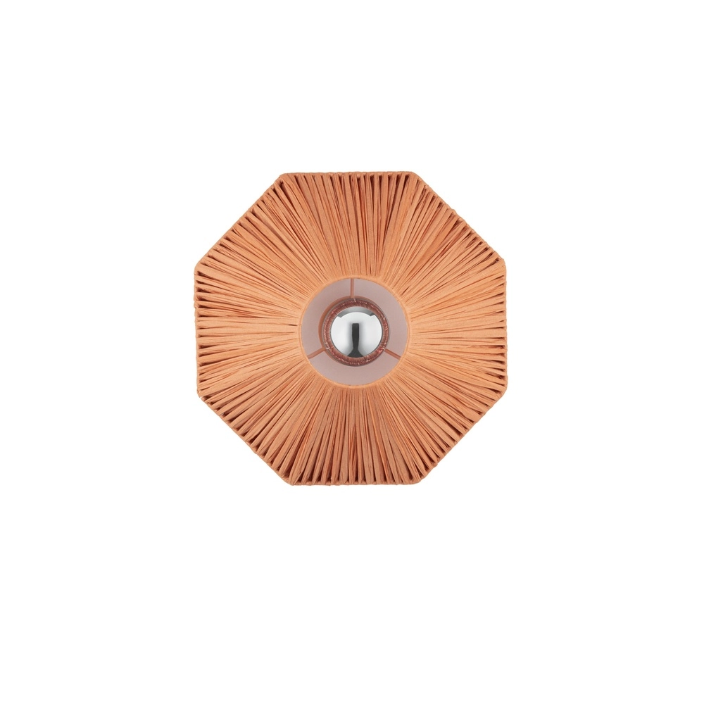 Wandlamp Elvio terracotta Ø 30cm Lyora 5212017493873