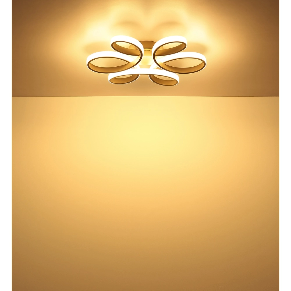 Design plafondlamp Orbita zand bruin Globo 9007371581313