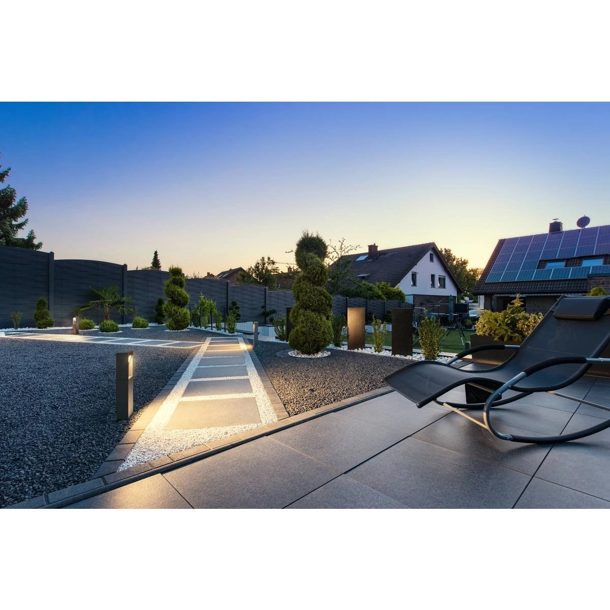 Looppad verlichting Eskina 45cm richtbaar antraciet SLV 4024163248990