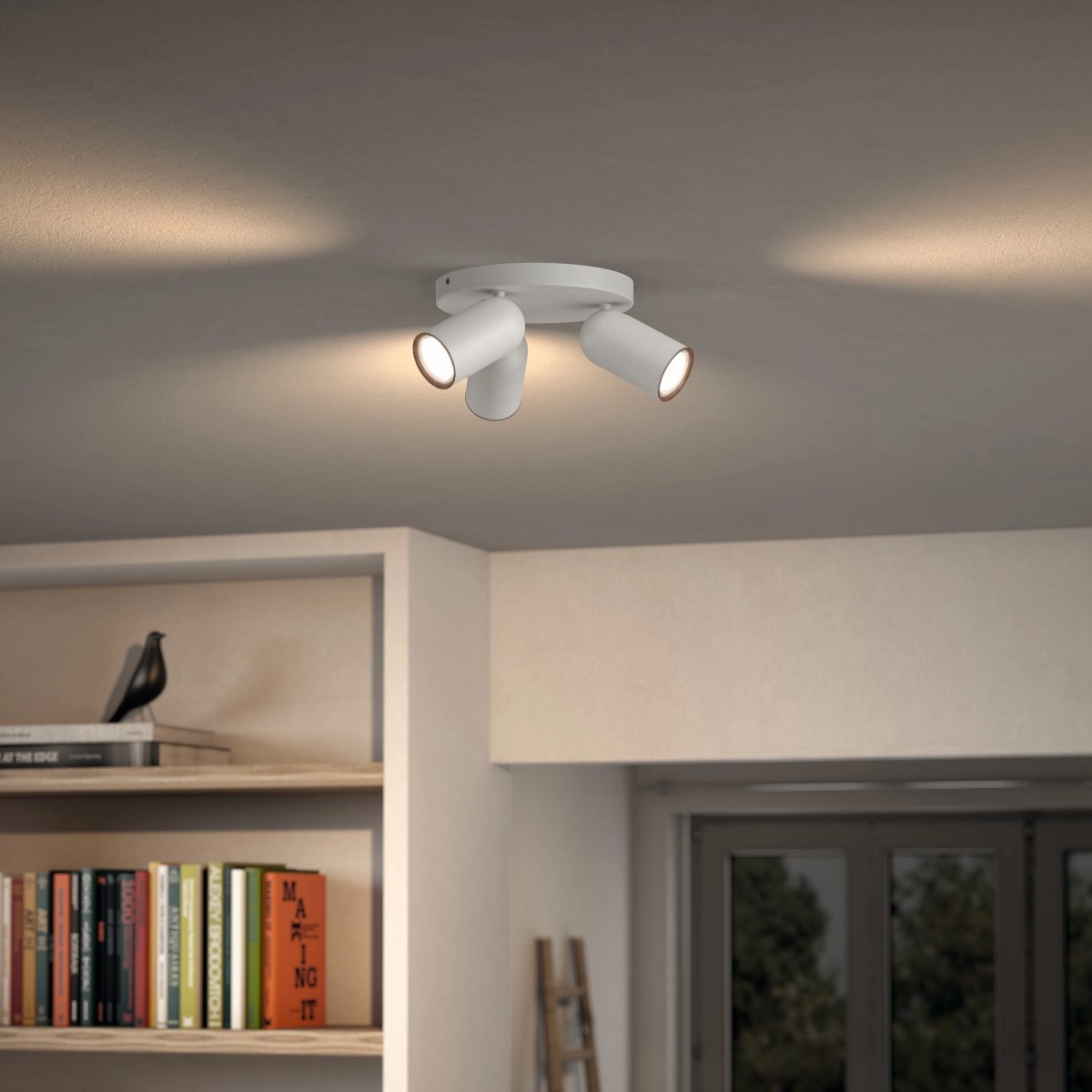 spot Pongee 3-lichts wit Philips 8718696164822