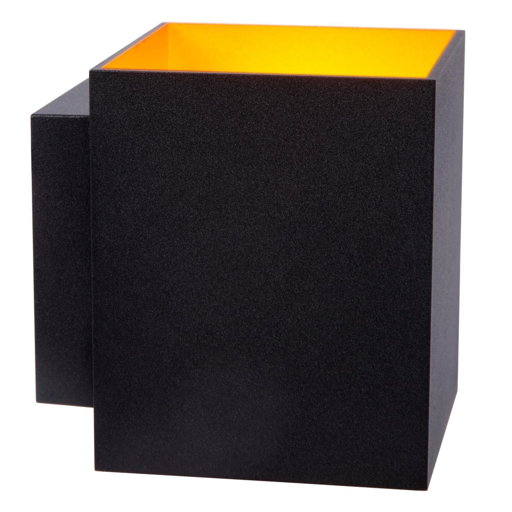 Wandlamp Xera 8cm zwart Lucide 5411212233660