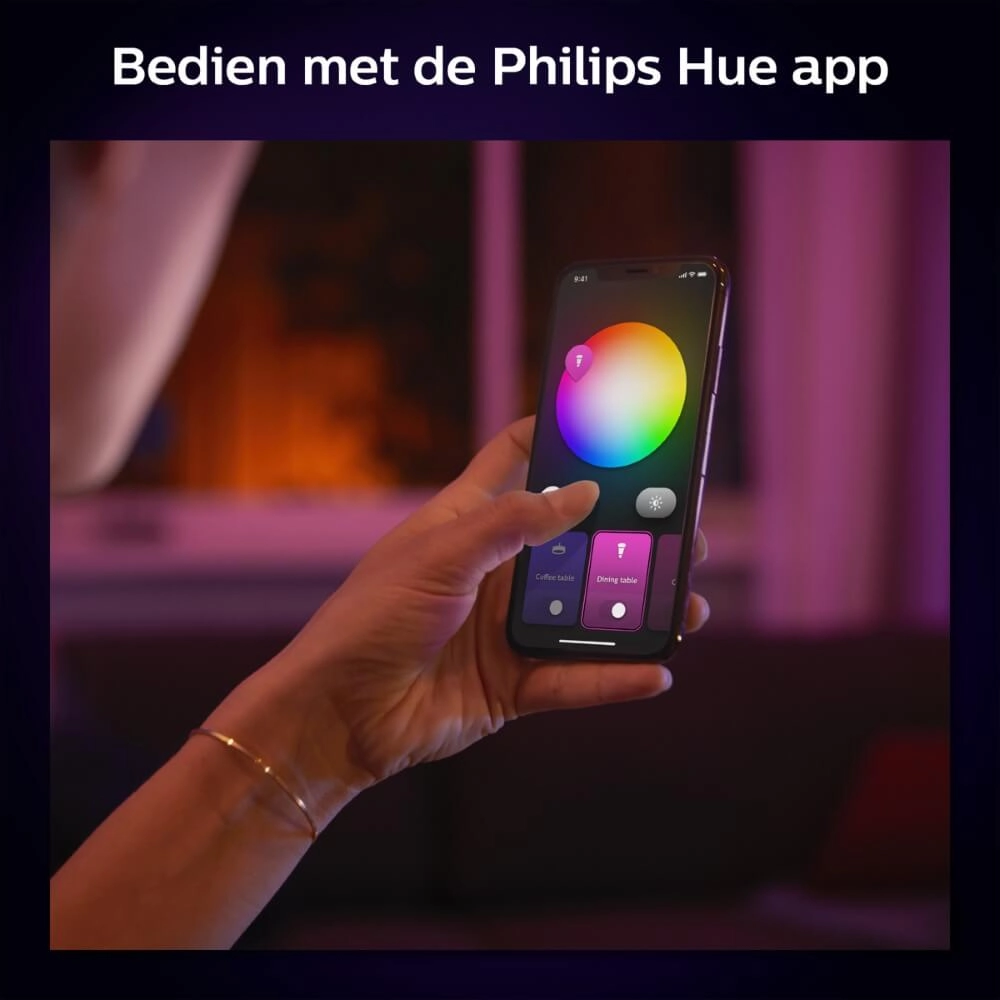 Badkamer plafondlamp Hue Xamento - White and color Philips 8719514452251