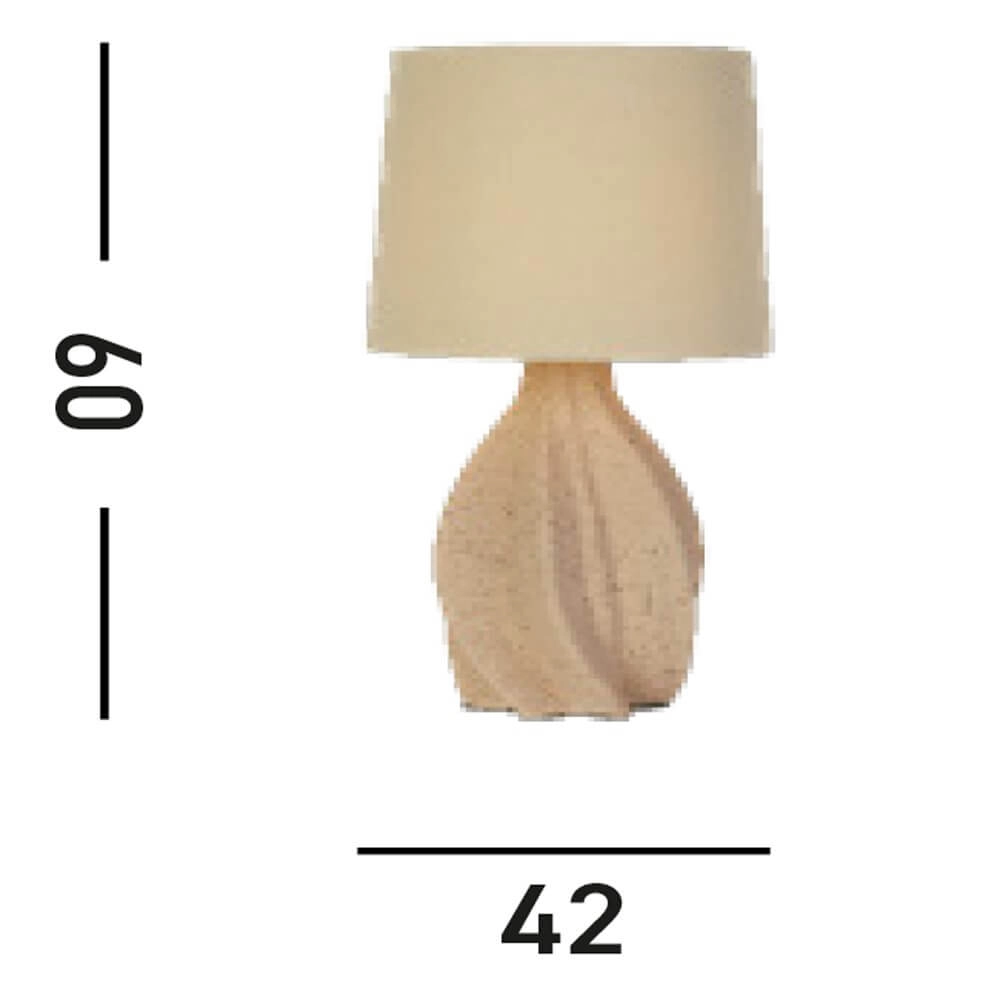 Schemerlamp Adelaide crème Searchlight 5053423274041