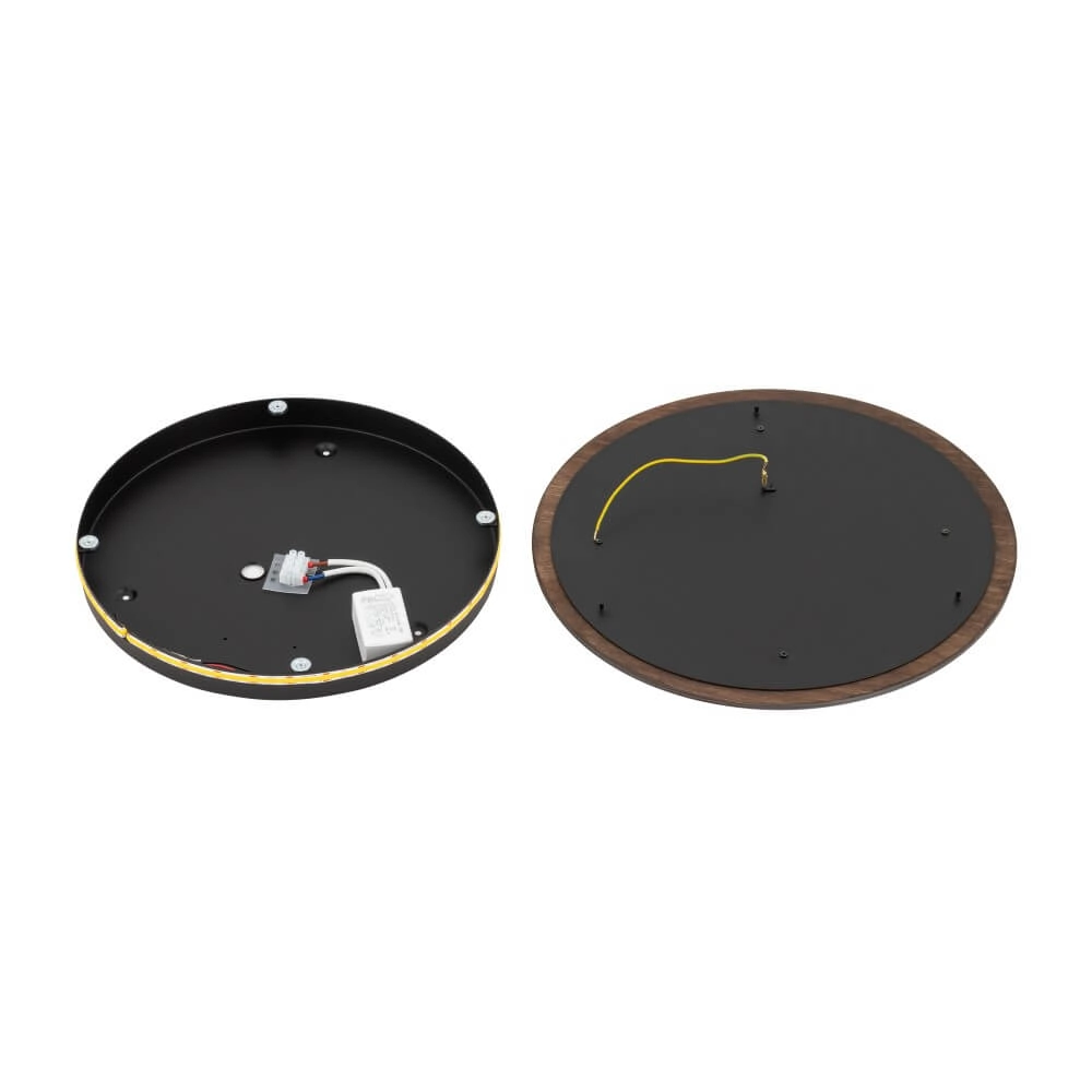 Wandlamp Ring Timber L LED hout Lyora 5903139112918
