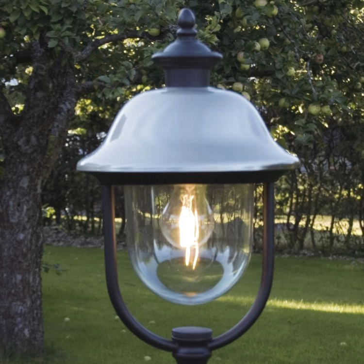 Terraslamp Parma 58cm rvs met zwart KonstSmide 7318307241006
