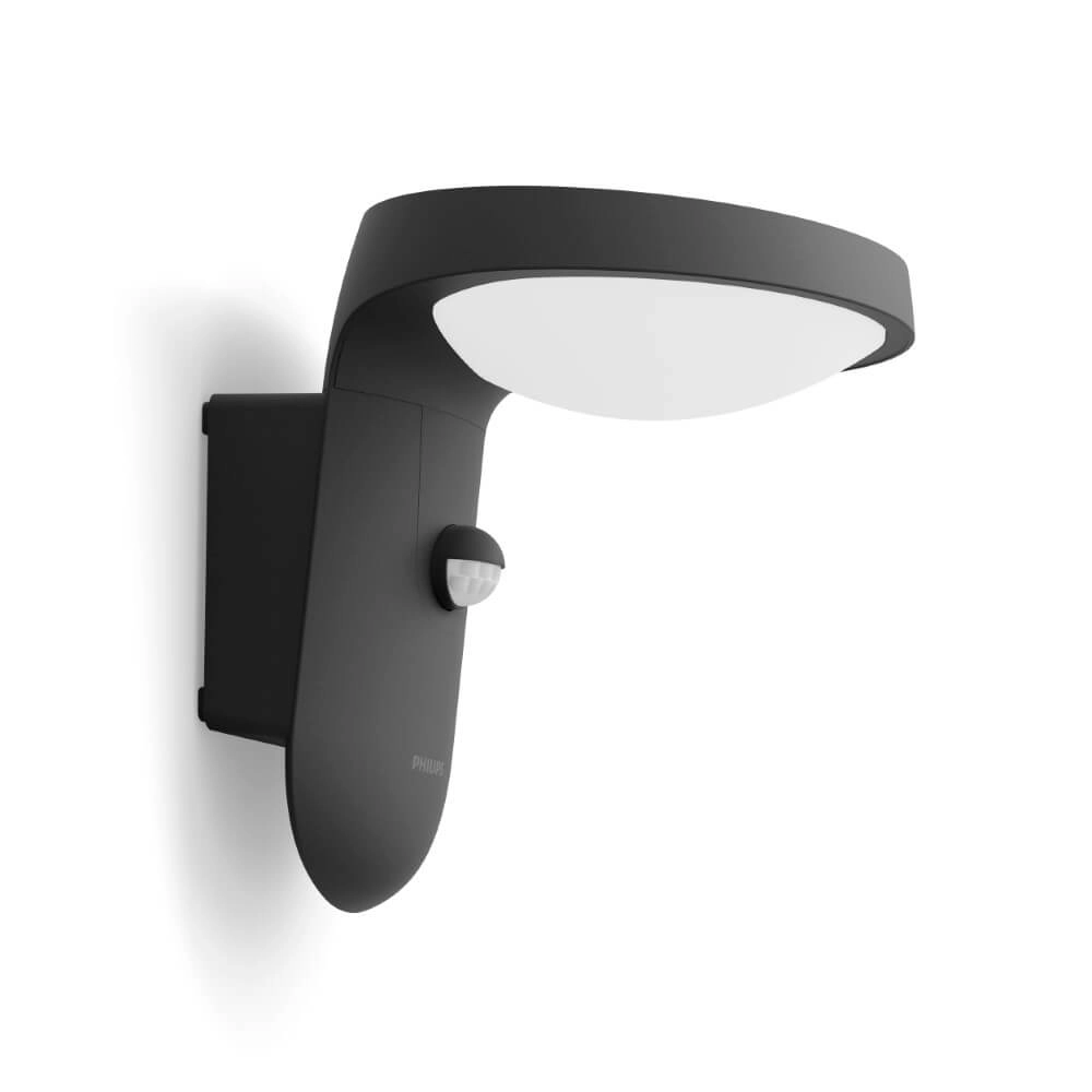 Wandlamp Rosemarie antraciet Philips 8719514476837