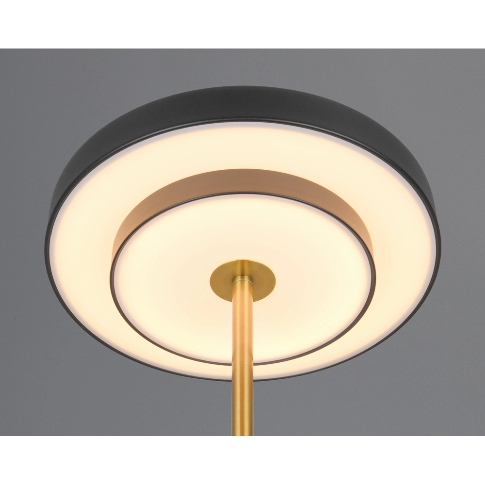 Design tafellamp Keaton zwart met goud Trio 4017807655865