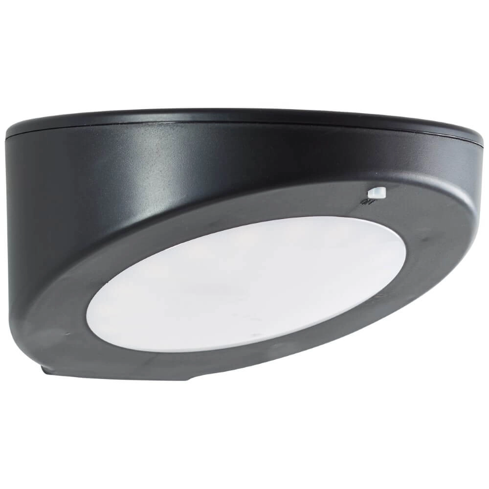 Zwarte wandlamp Bardum solar