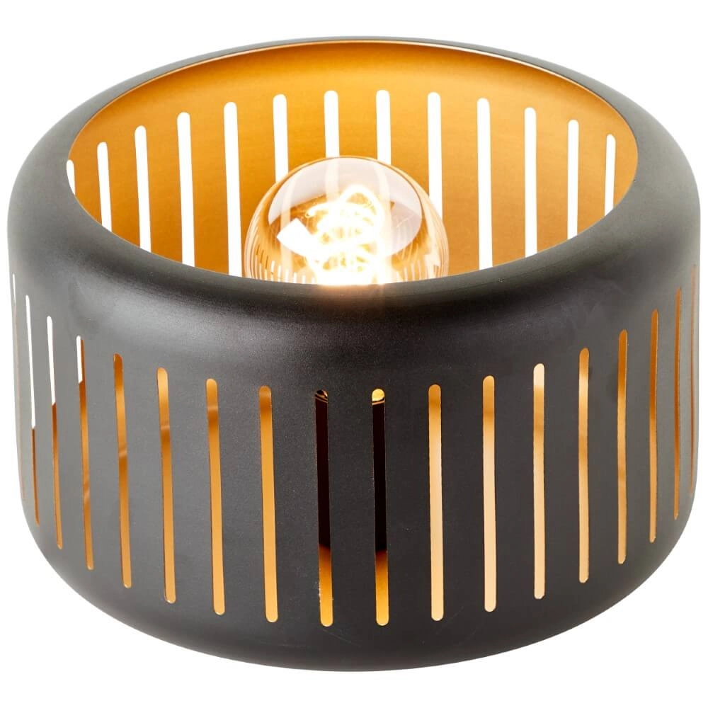 Zwarte tafellamp Tyas Brilliant 4004353411458