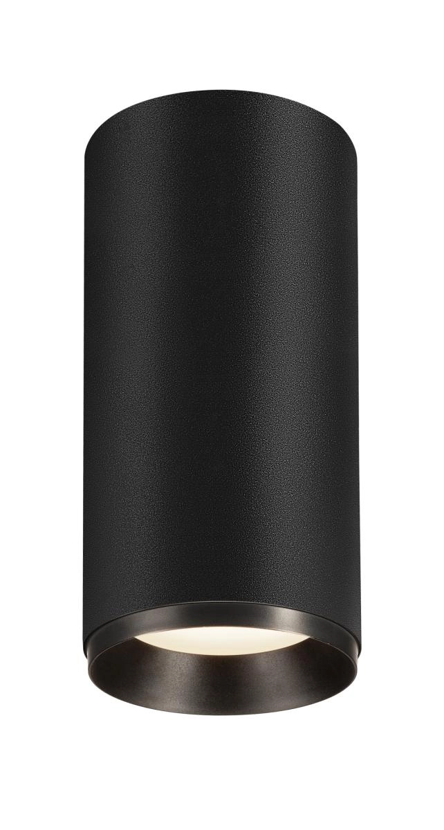 Opbouwspot Numinos L Dali cilinder zwart 4000K - 24gr
