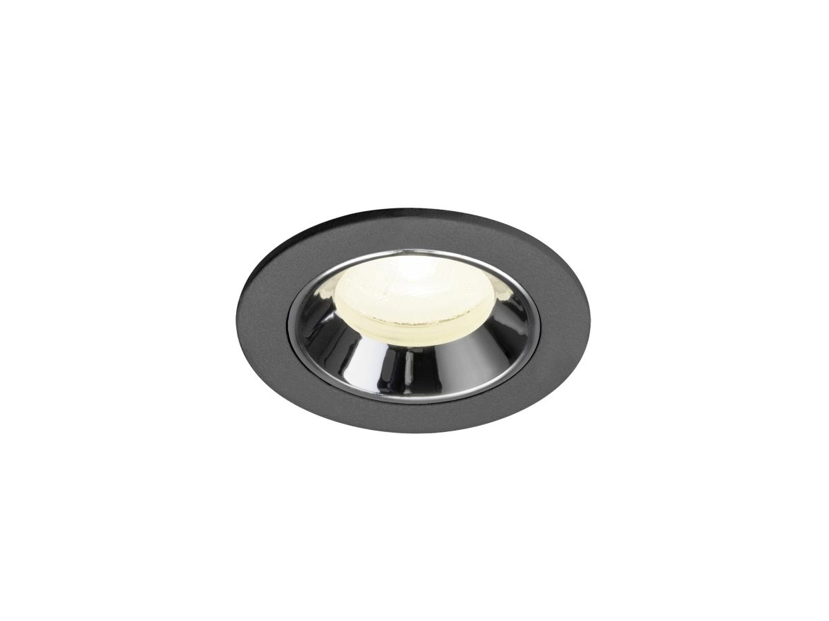 Inbouwspot Numinos XS zwart/chroom 4000K - 20gr