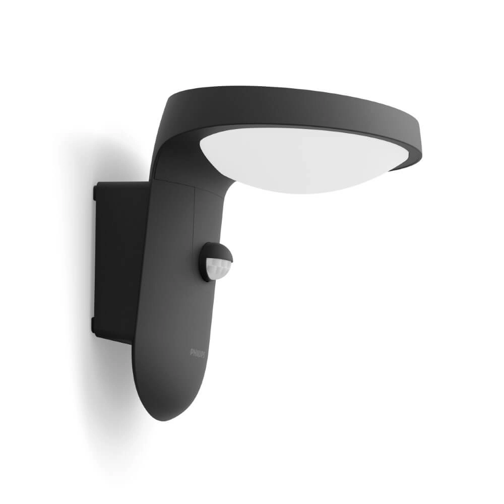Wandlamp Rosemarie solar antraciet Philips 8719514476912