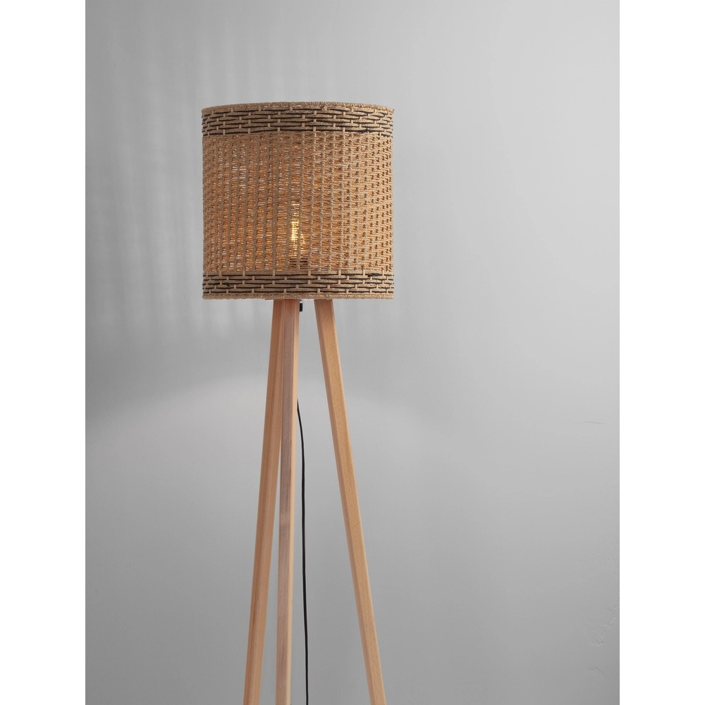 Vloerlamp Plette rotan Lyora 5212017453006