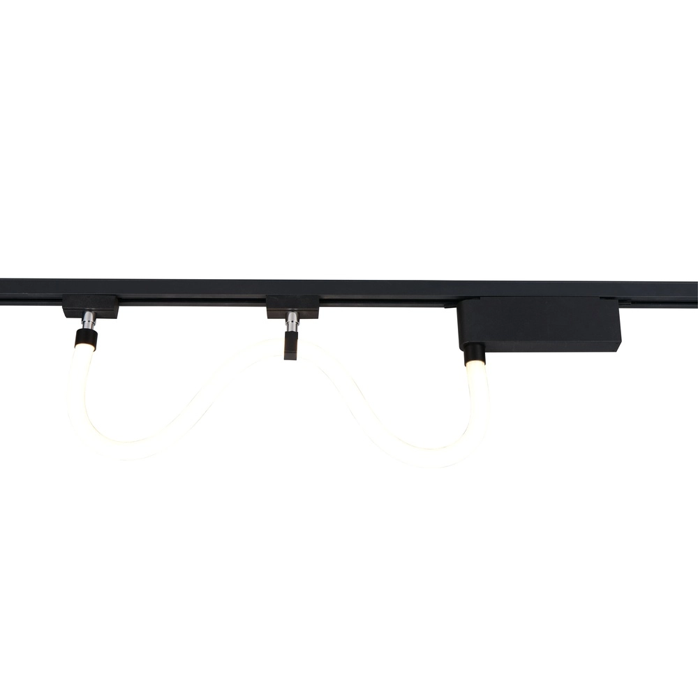 Railverlichting slang Tube zwart 92cm 2-fase Trio 4017807667400