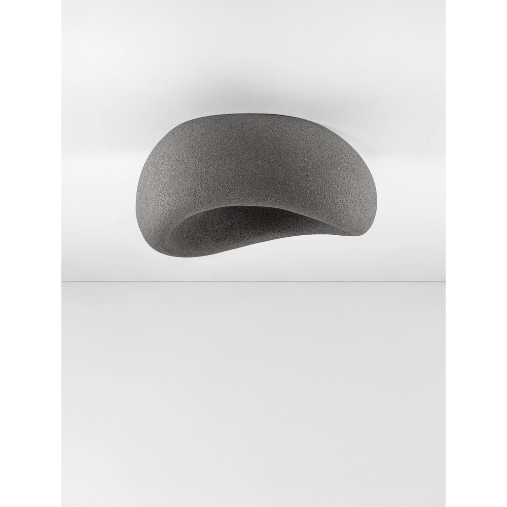 Natuurlijke plafondlamp Aere grijs 50cm Lyora 5212017476777