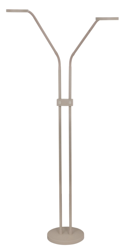 2-lichts led leeslamp Malaga zand
