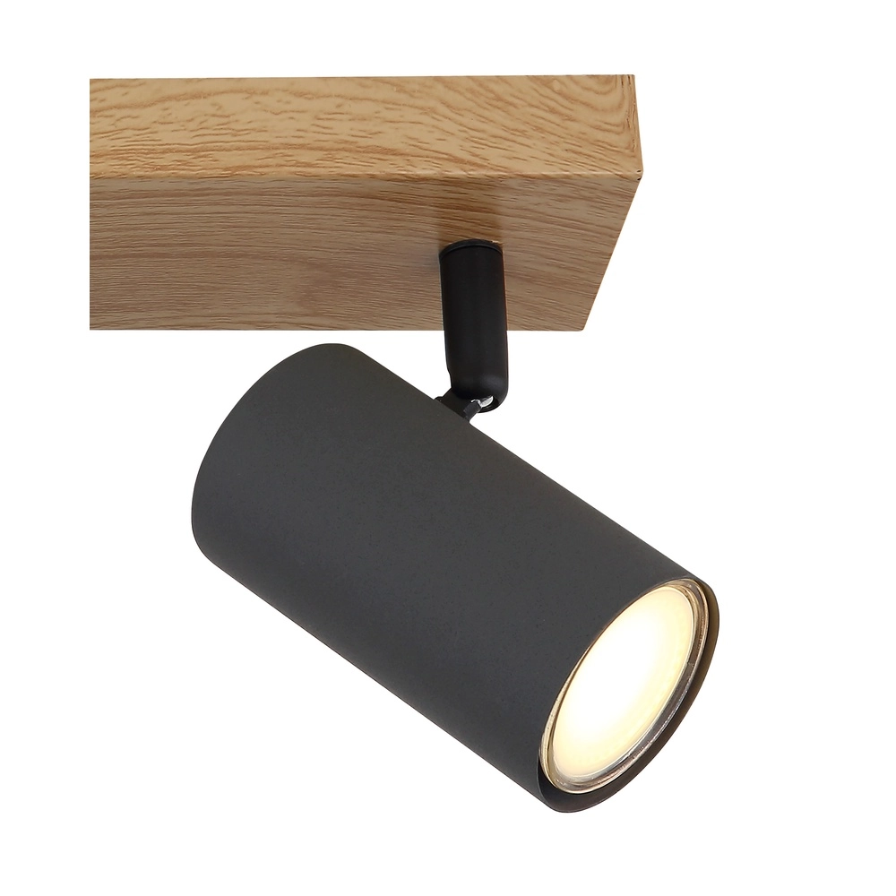 Plafondlamp 3-lichts Robby hout Globo 9007371442522