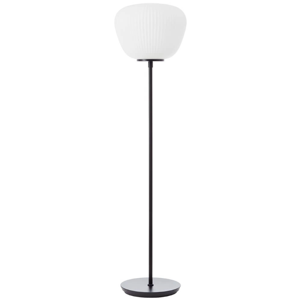Vloerlamp Kaizen zwart met wit Brilliant 4004353447143