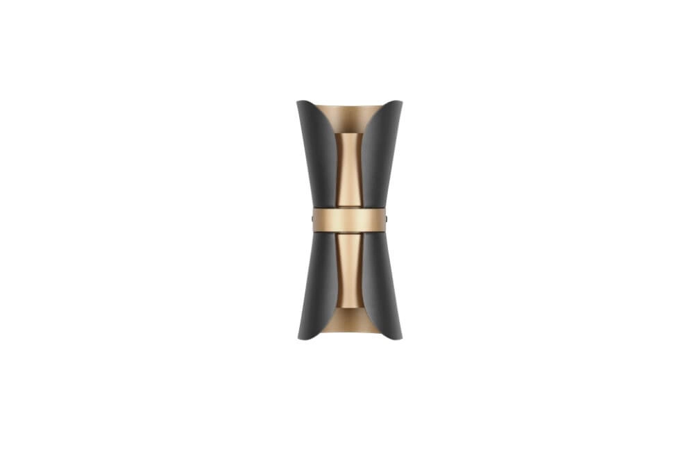 Design wandspot Coat zwart - up & down Trio 4017807613025