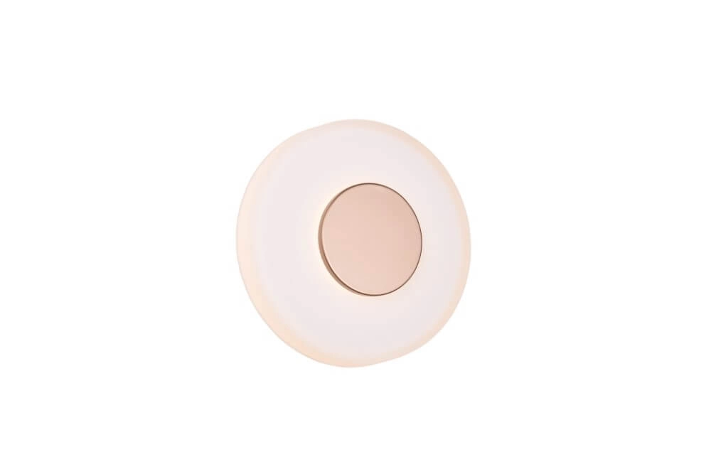 Led wandlamp Celeste met wit glas