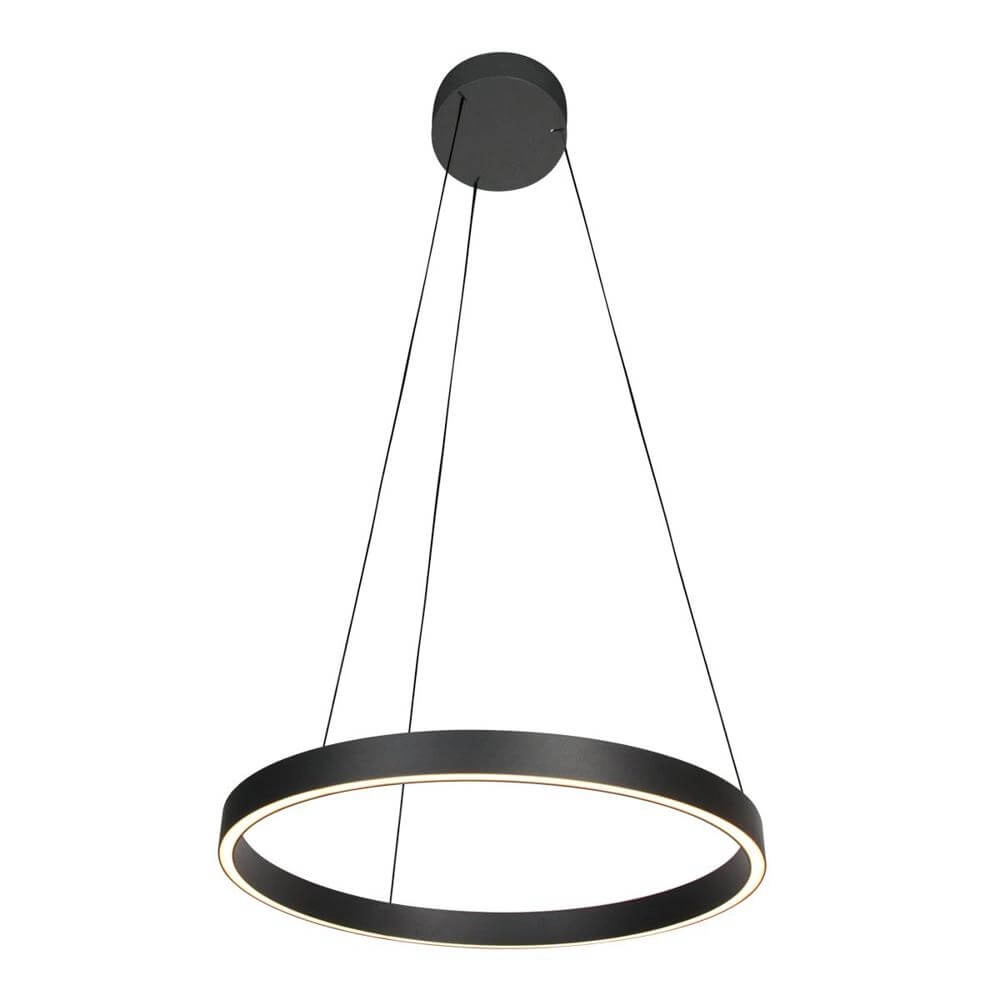 Moderne hanglamp Mykty zwart Ø 60cm Steinhauer 8712746178203