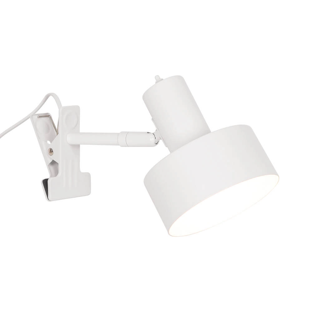 Design klemlampje Matis wit