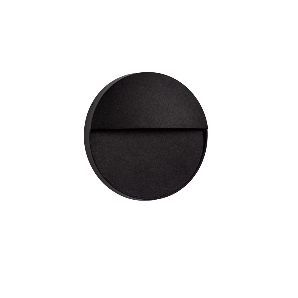 Ronde wandlamp Rodix zwart Lyora 5212017478894