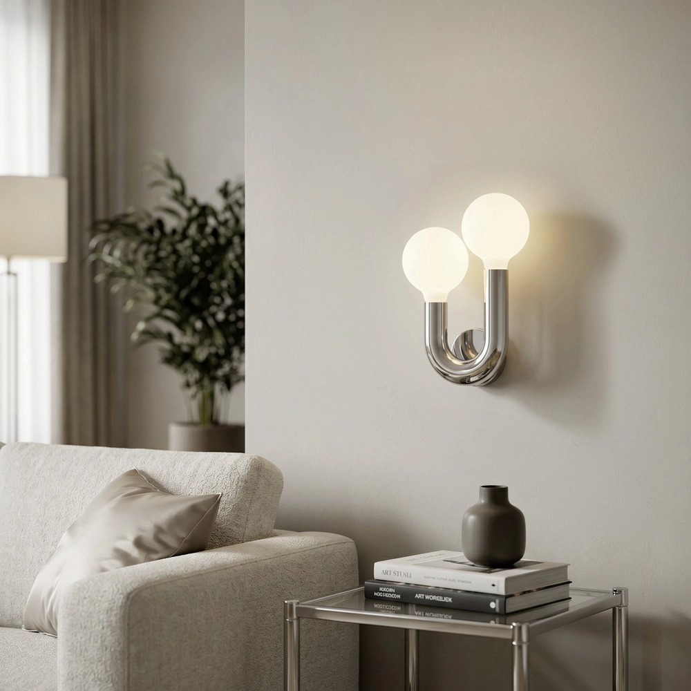Design wandlamp Mellili chroom Eglo 9008606406685
