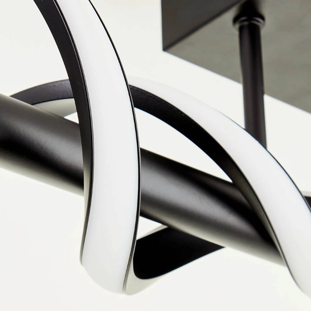 Zwarte design plafondlamp Amalie S Brilliant 4004353411717