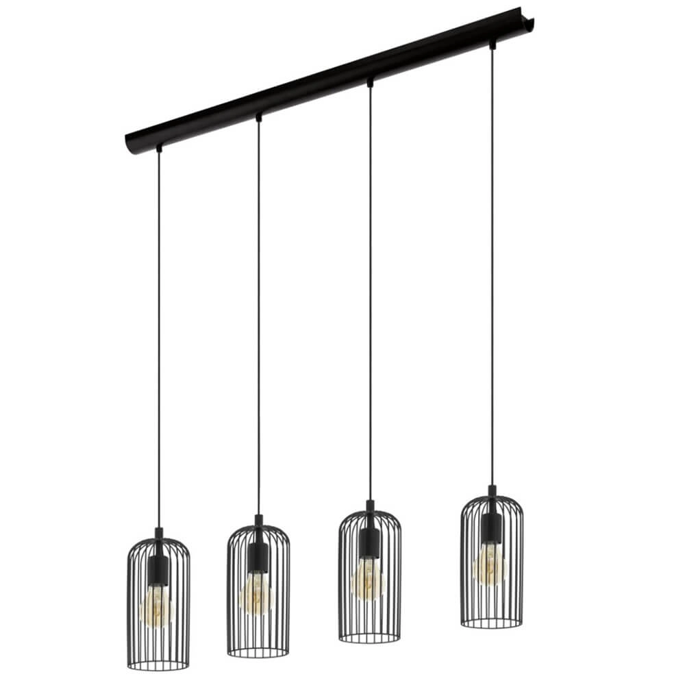 Hanglamp eettafel Roccamena 1 4-lichts draadlamp