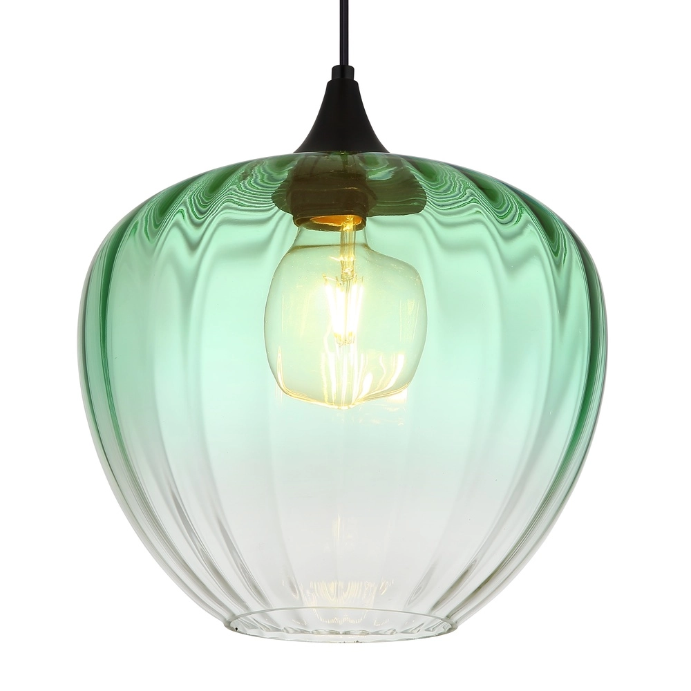 Hanglamp Sander groen glas Globo 9007371509126